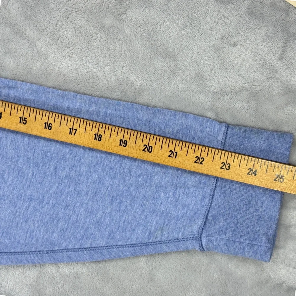 POLO RALPH LAUREN Performance 1/4 Zip Pullover Mens XL Blue Heathered Boxy